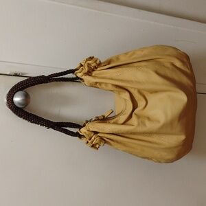 Dissona TanLeather Shoulder Bag